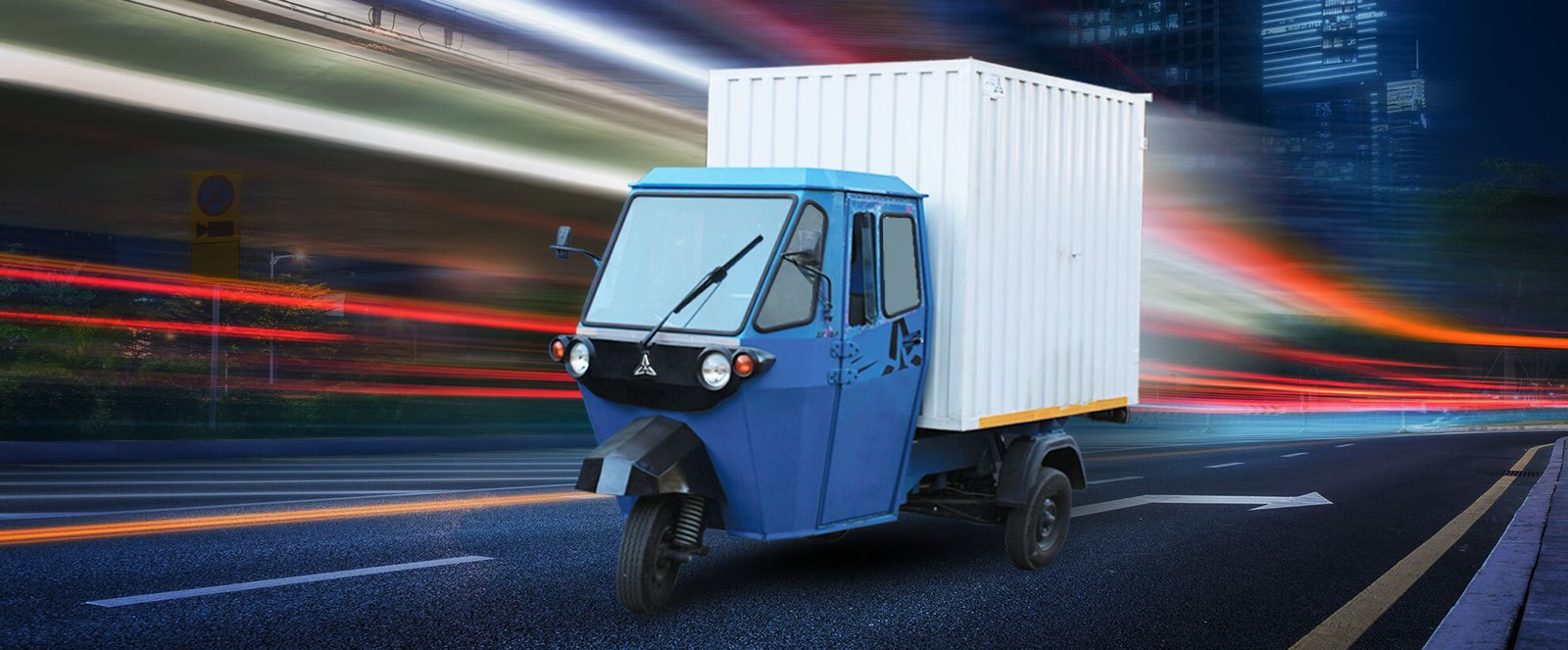 Banner Image for Electric Three Wheeler Loader with 130 km Range & 11% Extra Battery