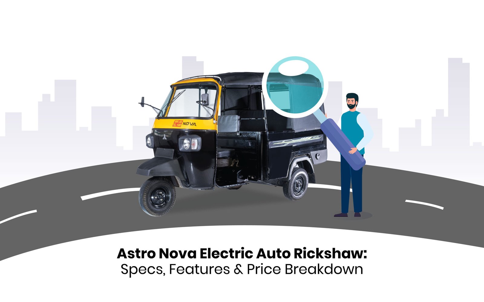 Astro Nova Electric Auto Rickshaw Price & Specs